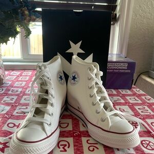 Converse White Iconic Sneakers